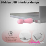 Mini USB Wand Massager + Slide Water Based Lube - 50ML
