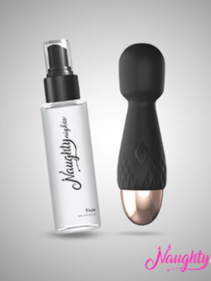 Mini USB Wand Massager + Slide Water Based Lube - 50ML
